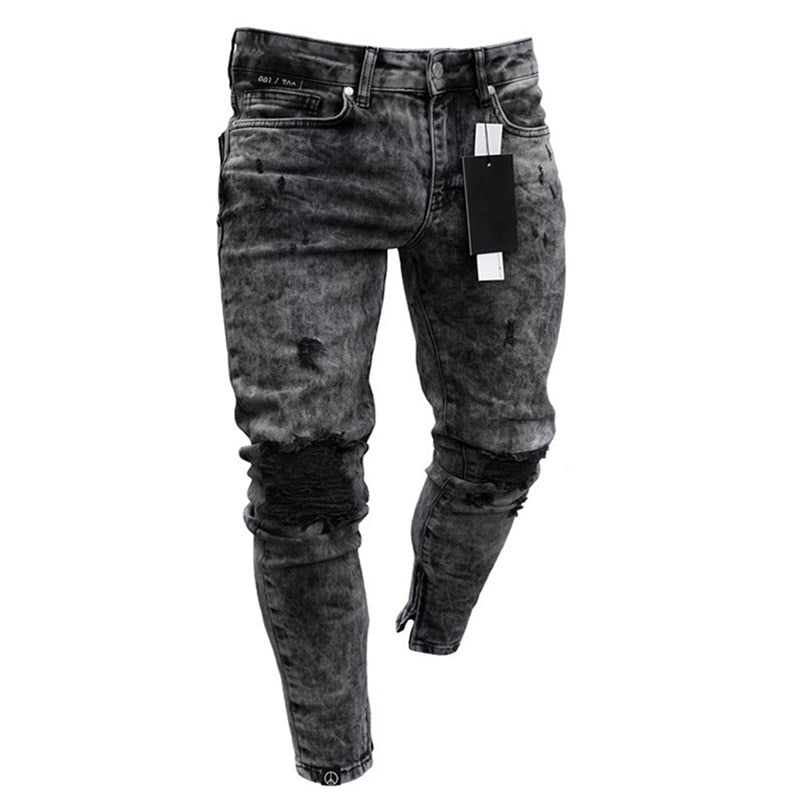 Solid Multi Pocket Jeans