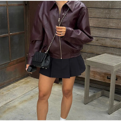 Women Leather Jacket