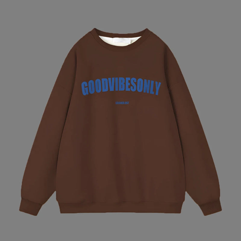 Women Good Vibes Sweatshirt