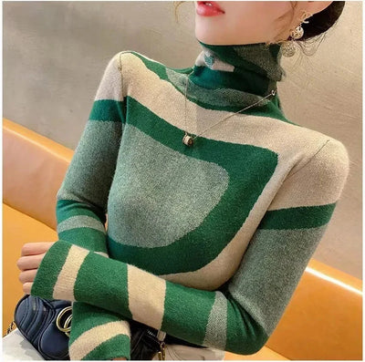 Women Woolen Turtleneck