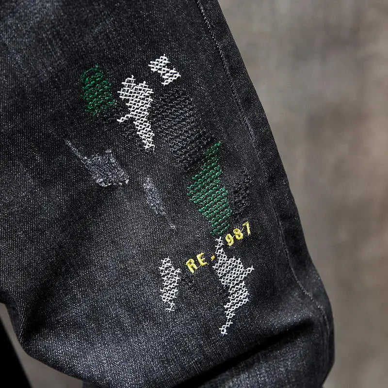 Men Streetwear Denim