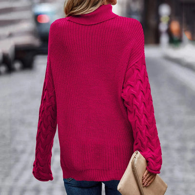 Women Knitted Turtleneck