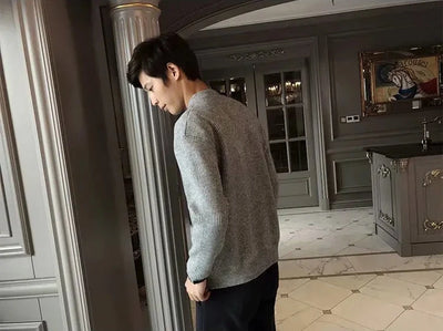 Men Ribbed Cardigan