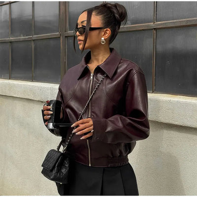 Women Leather Jacket