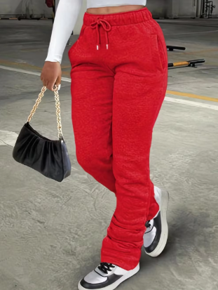 Women Stacked Sweatpants