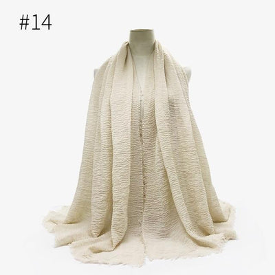 Women Classic Crinkle Scarf in Scarves at Haute for the Culture