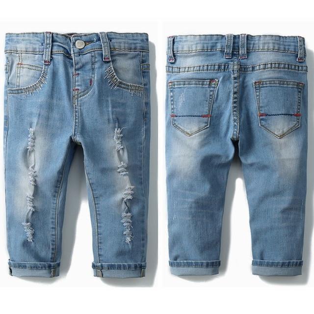 Kids Boyfriend Jeans in Kids Bottoms at Haute for the Culture