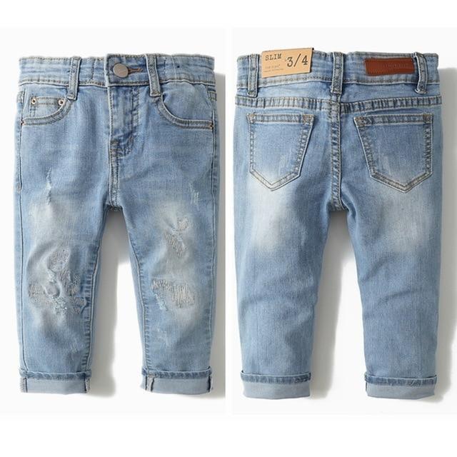 Kids Boyfriend Jeans in Kids Bottoms at Haute for the Culture