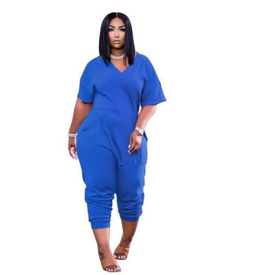 V Neck Jumpsuit in Women Rompers at Haute for the Culture