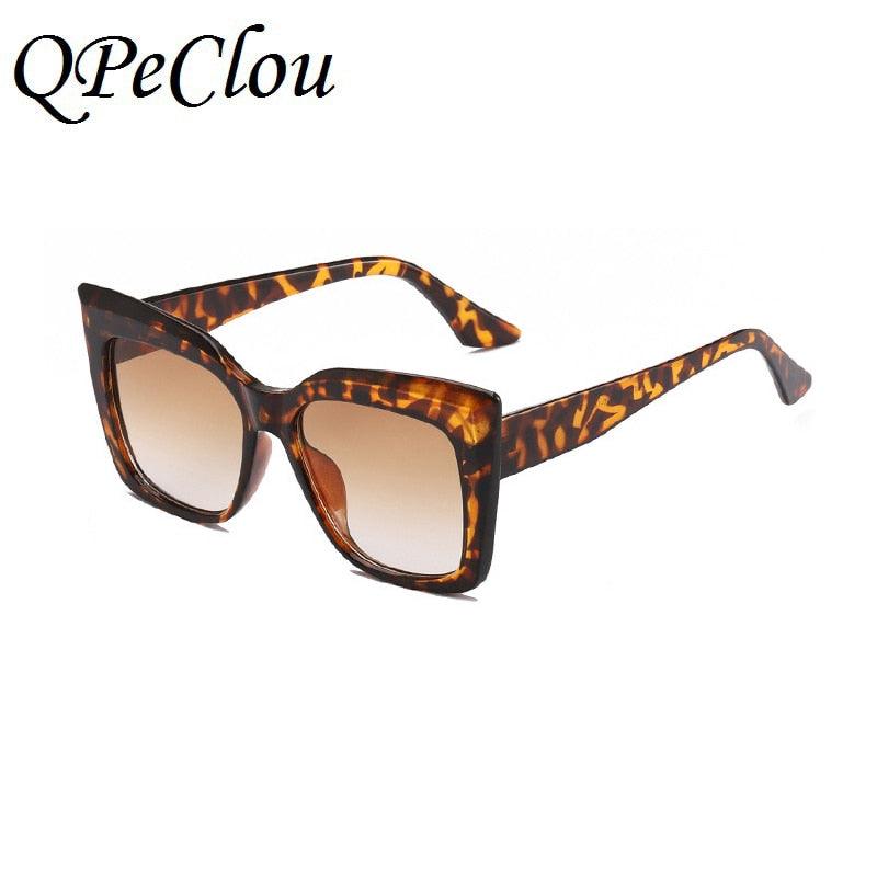 2021 New Fashion Oversized Sexy Cat Eye Sunglasses Women Brand Designer Vintage Jelly Color Sun Glasses Female Driving Shades in 0 at Haute for the Culture
