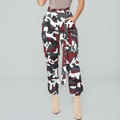 Women Camo Pants in Women Pants at Haute for the Culture