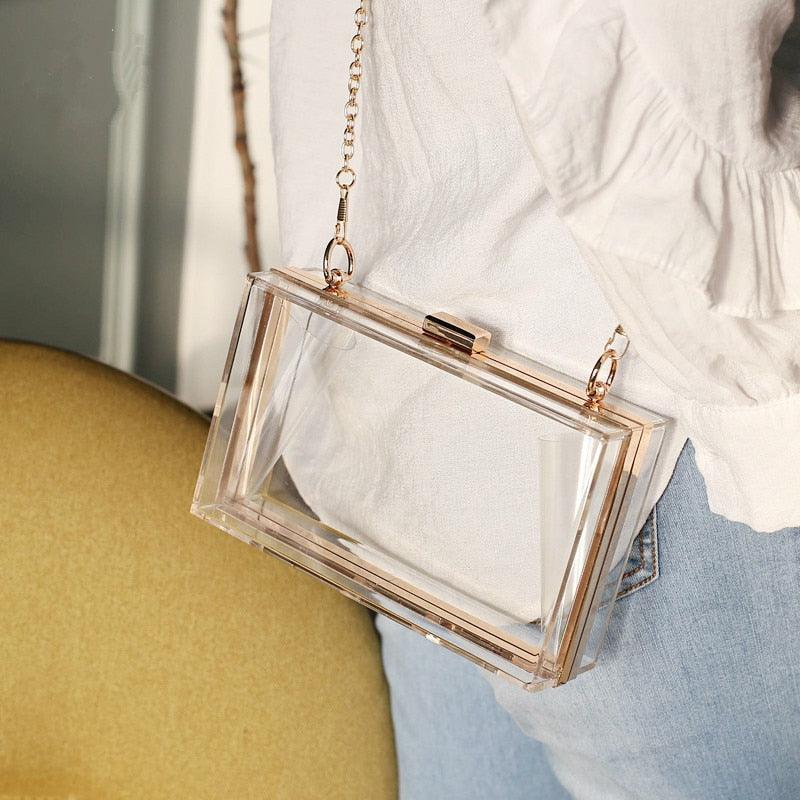 Transparent Clutch Bag in Purses at Haute for the Culture