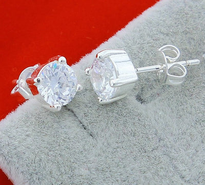 Zircon Diamond Studs