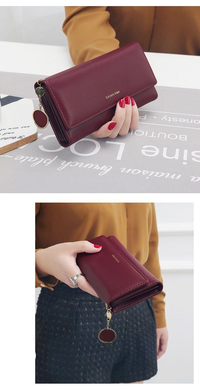 Leather Wallet Clutch in Wallets at Haute for the Culture