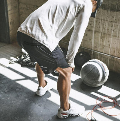 Men Fitness Shorts in Men Sportswear at Haute for the Culture