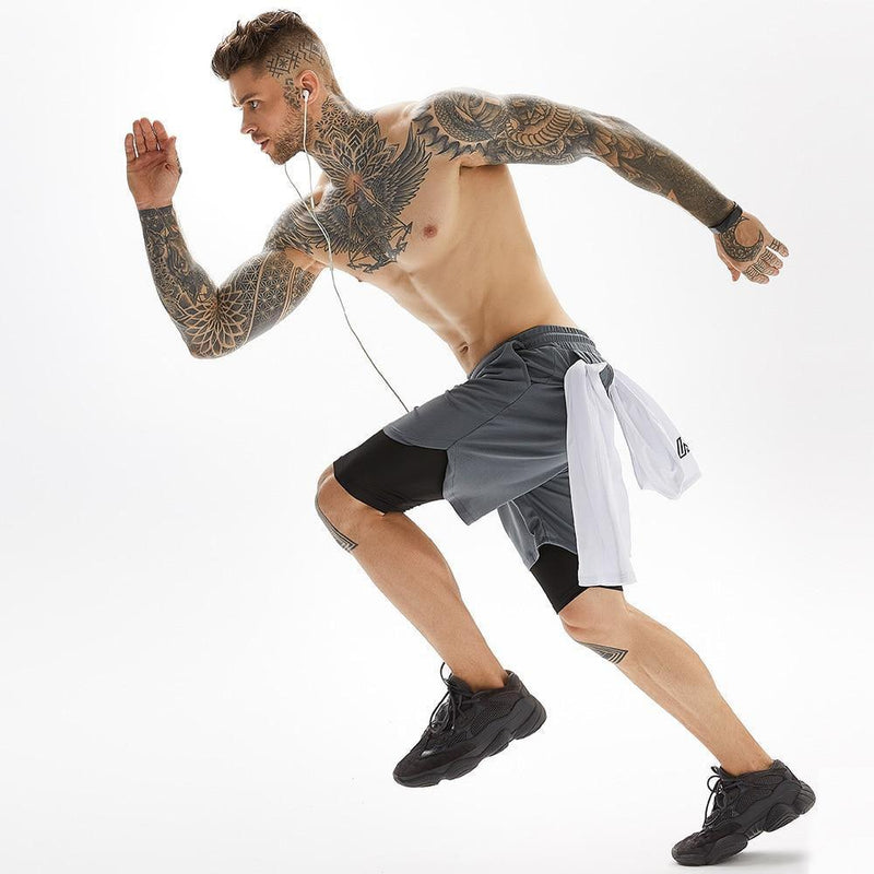 Men Fitness Shorts in Men Sportswear at Haute for the Culture