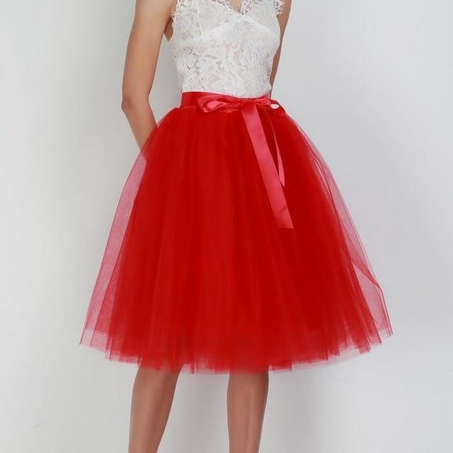 Women Tulle Pleated Skirt in Women Skirts at Haute for the Culture