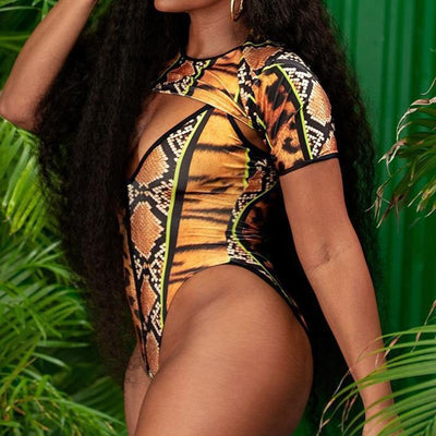 Women African Printed Two Piece in One-Piece at Haute for the Culture