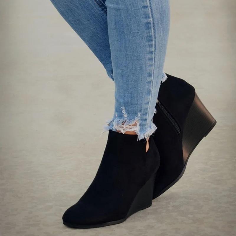 Women Wedge Booties in Women Boots at Haute for the Culture